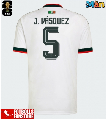 Mexiko Johan Vasquez #5 Bortatröja VM 2026 Kortärmad